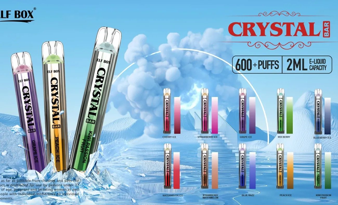 ELF BOX CRYSTAL BAR 600 Puffs ELF BOX CRYSTAL BAR 600