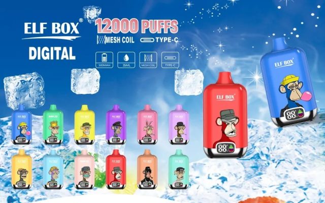 ELF Box digital 12000 Puffs ELF Box digital 12000